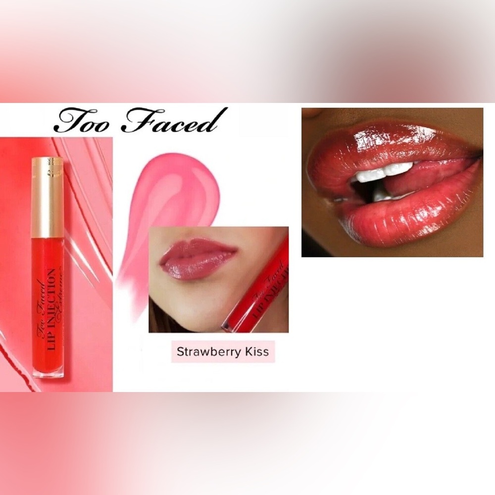 TOO FACED Lip Injection Extreme Instant Long Term Lip Plumper Strawberry Kiss